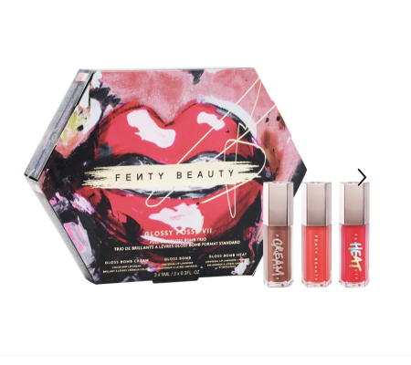 Fenty Beauty by Rihanna Glossy Posse VII Full-Size Gloss Bomb Trio